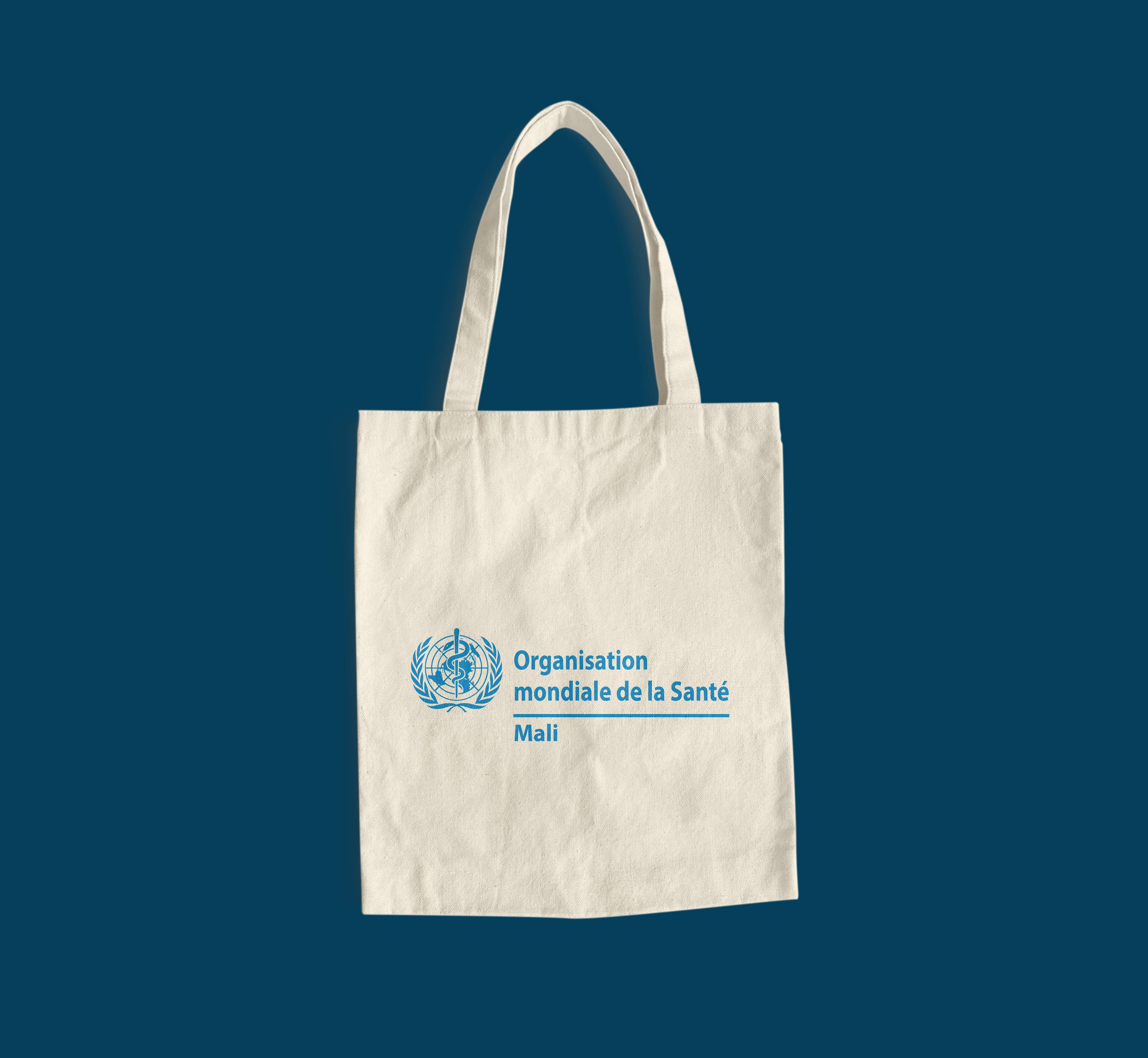 Tote Bags Organisation Mondiale de la Santé Mali