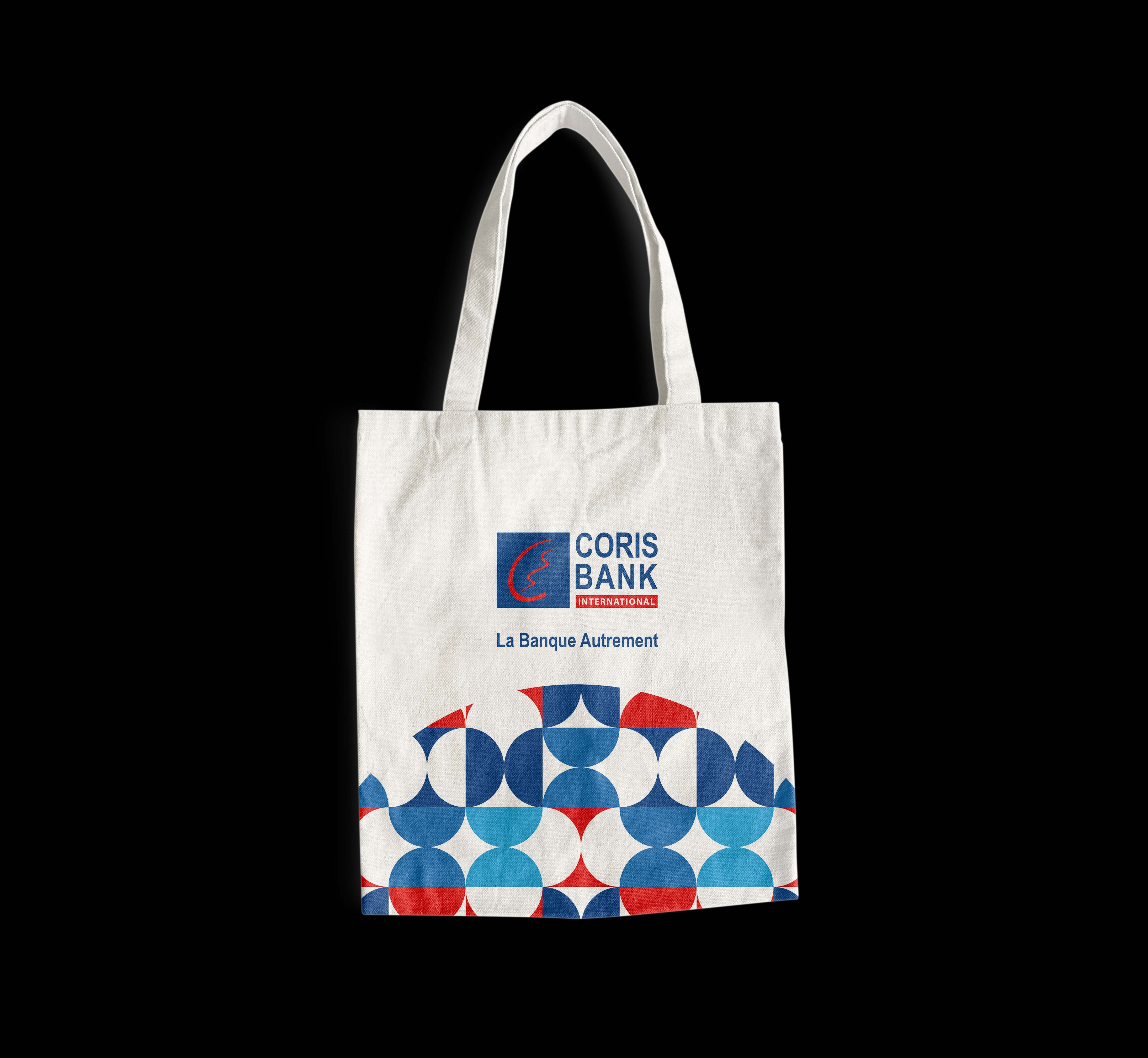 Tote Bags Coris Bank International - Design Géométrique