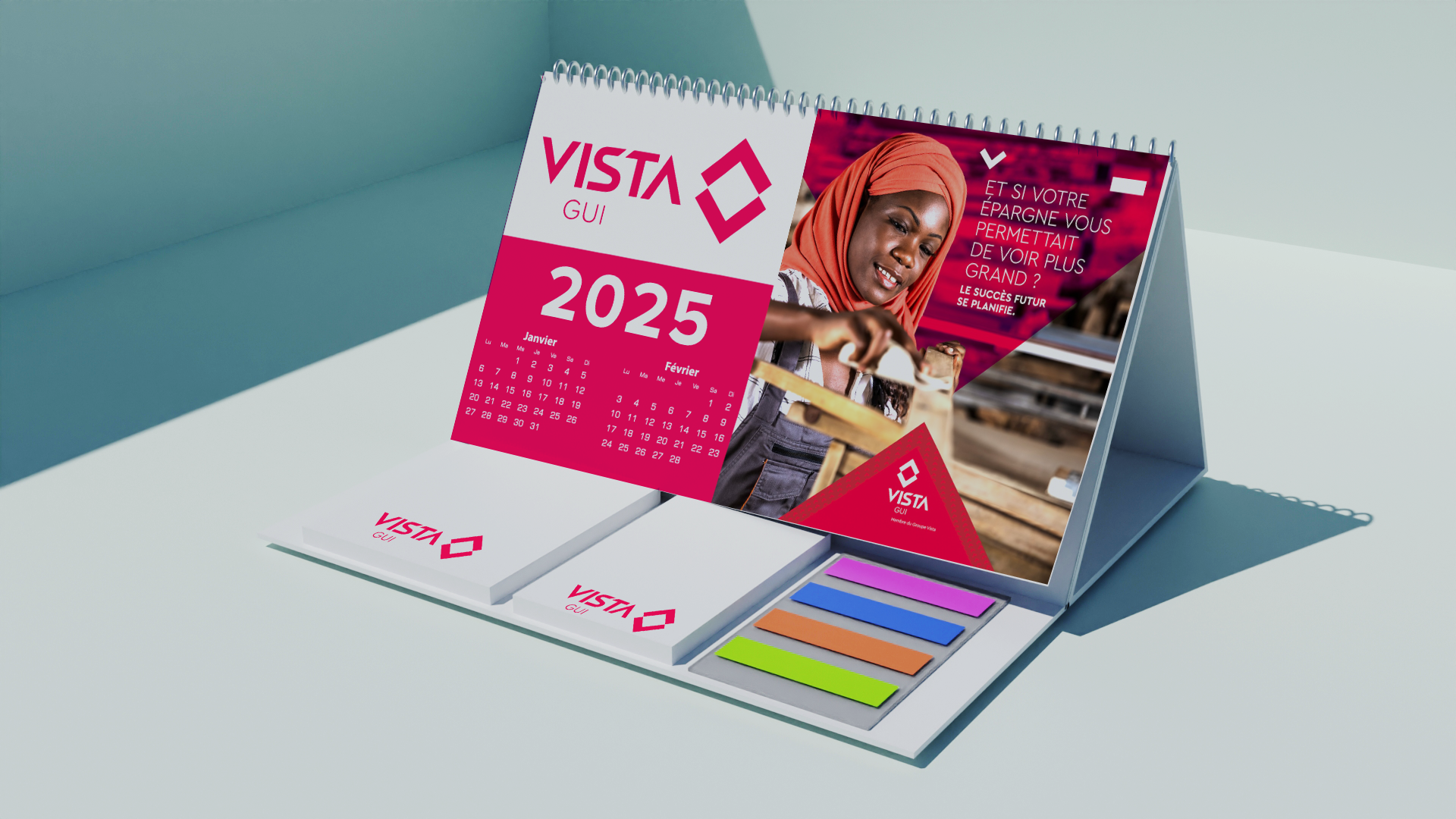 Chevalet de Bureau VISTA GUI 2025