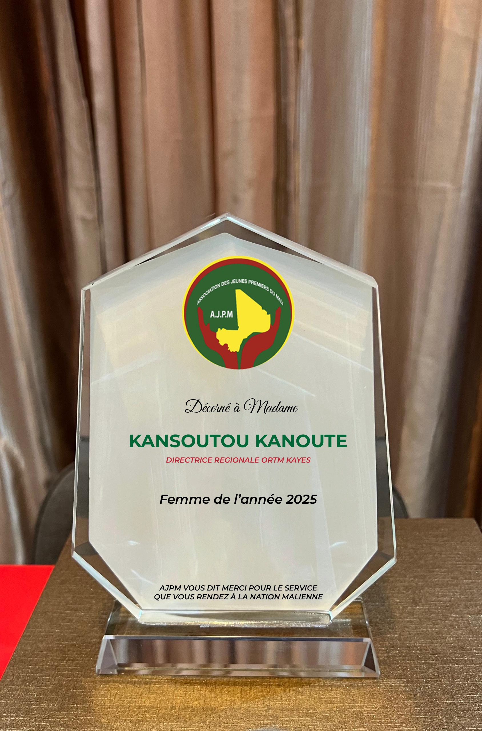 Trophée Femme de l'Année AJPM 2025