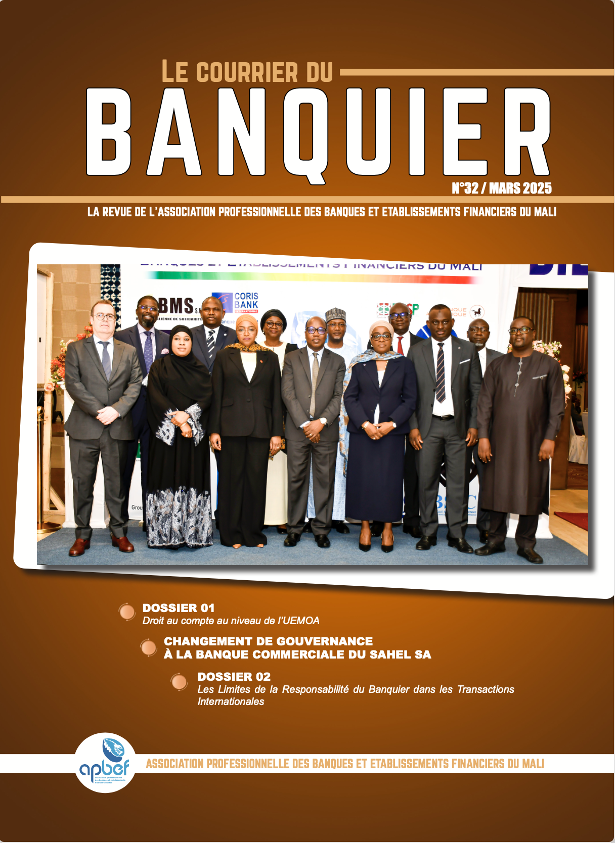 Le Courrier du Banquier N°32 - Mars 2025