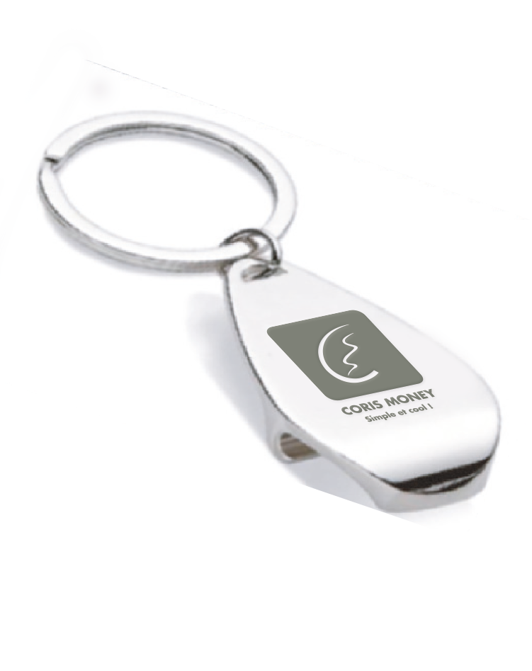 Porte-clés Coris Bank Baraka - Tissu Vert