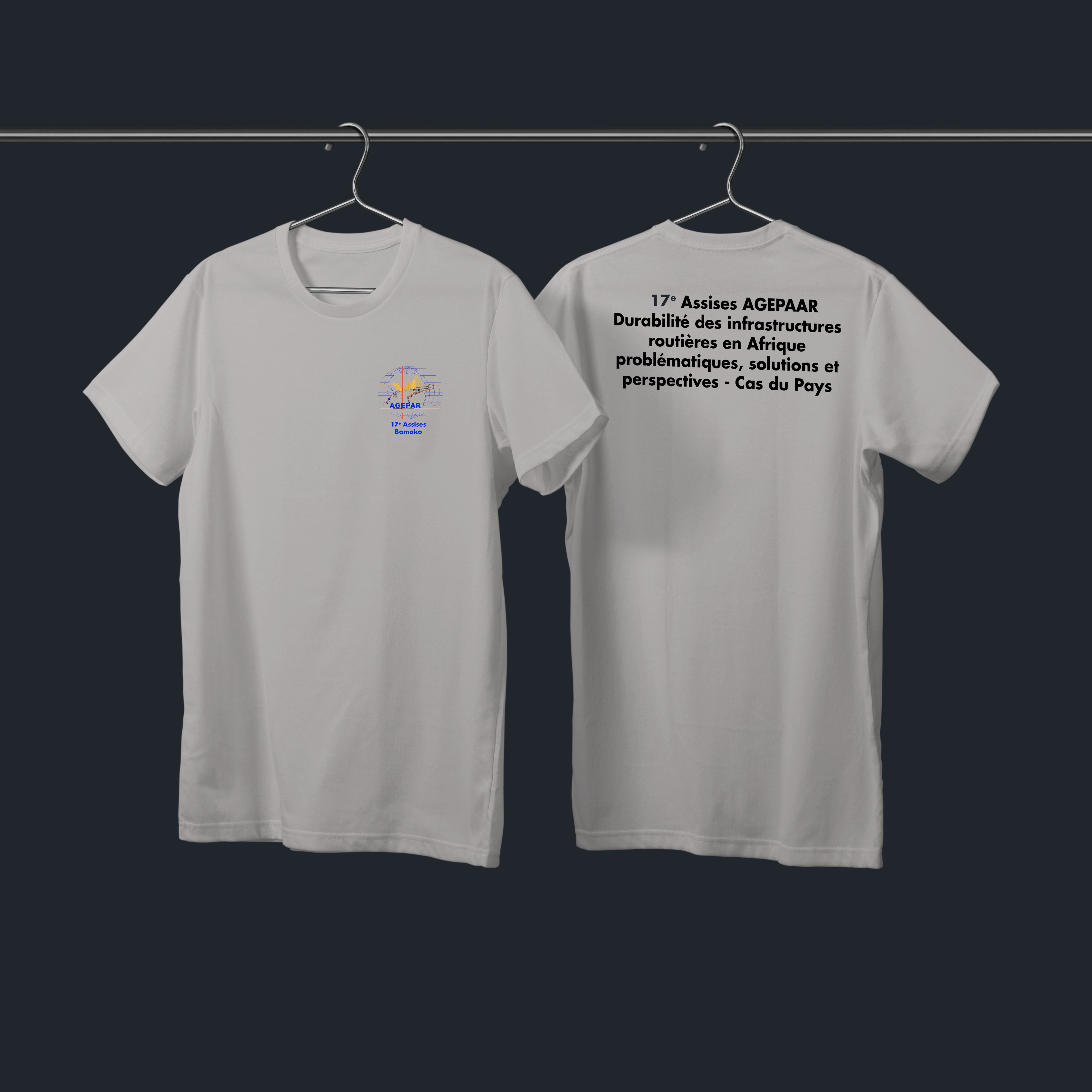 T-shirt AGEPAAR 17e Assises - Blanc