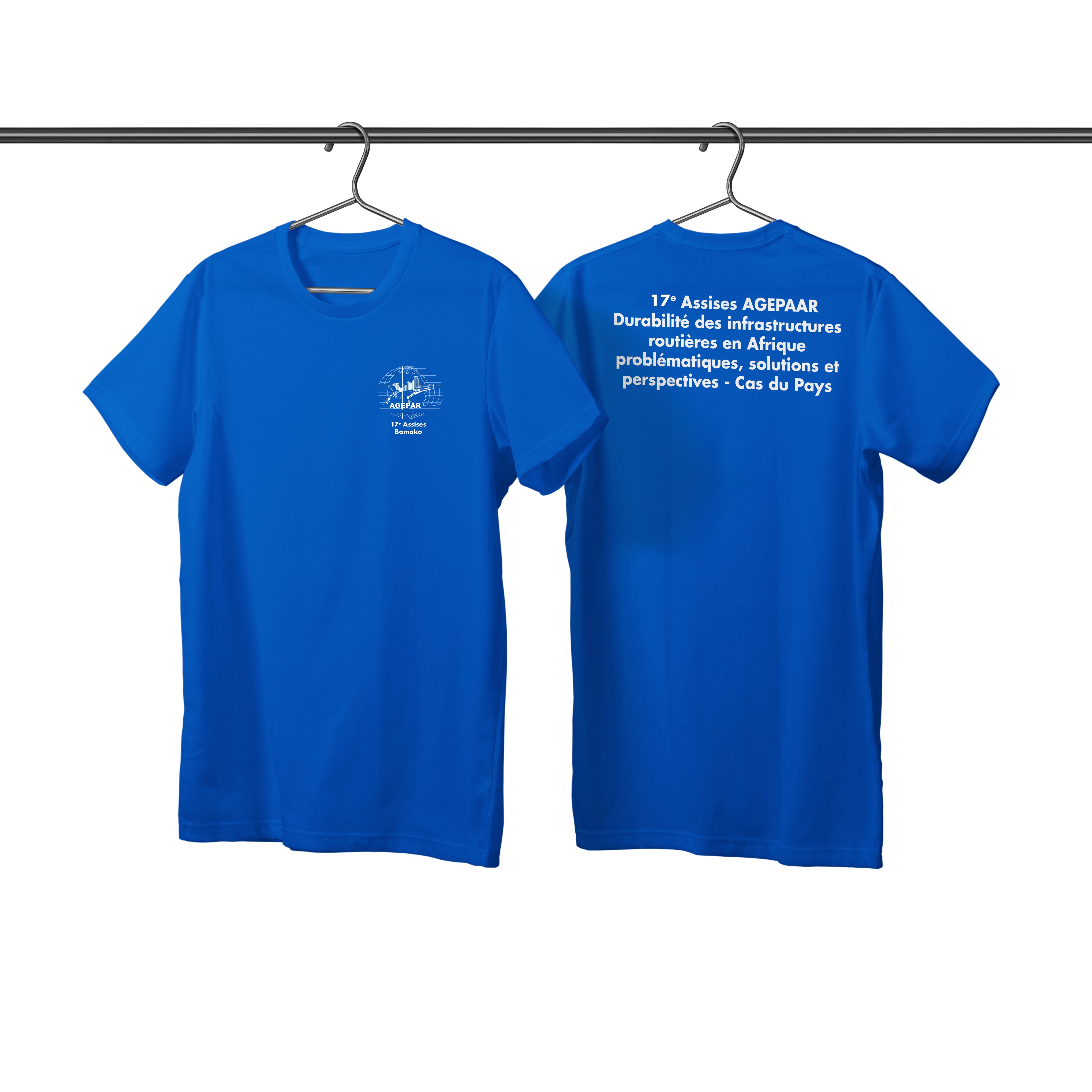 T-shirt AGEPAAR 17e Assises - Bleu