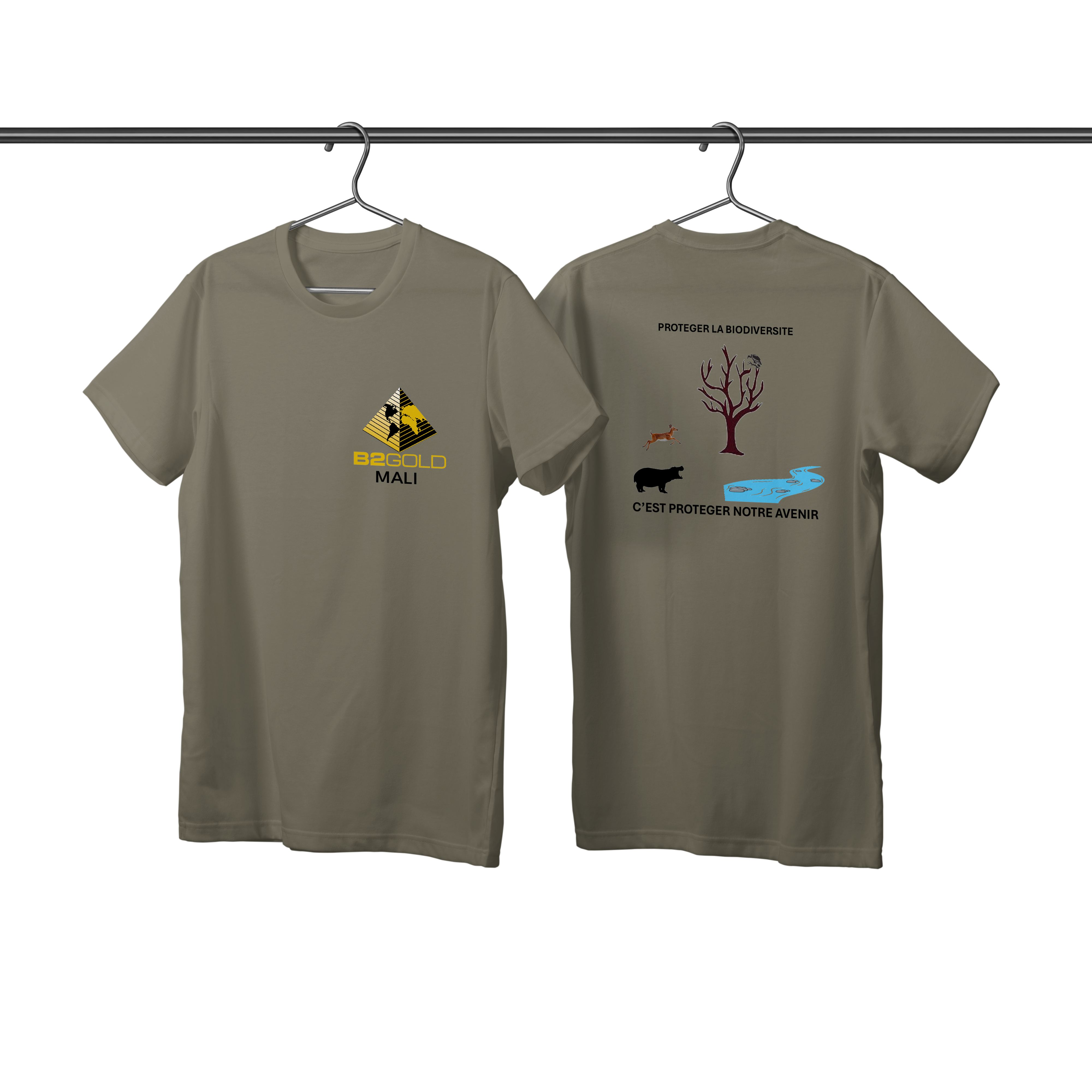 T-shirt B2GOLD MALI - Protection Biodiversité